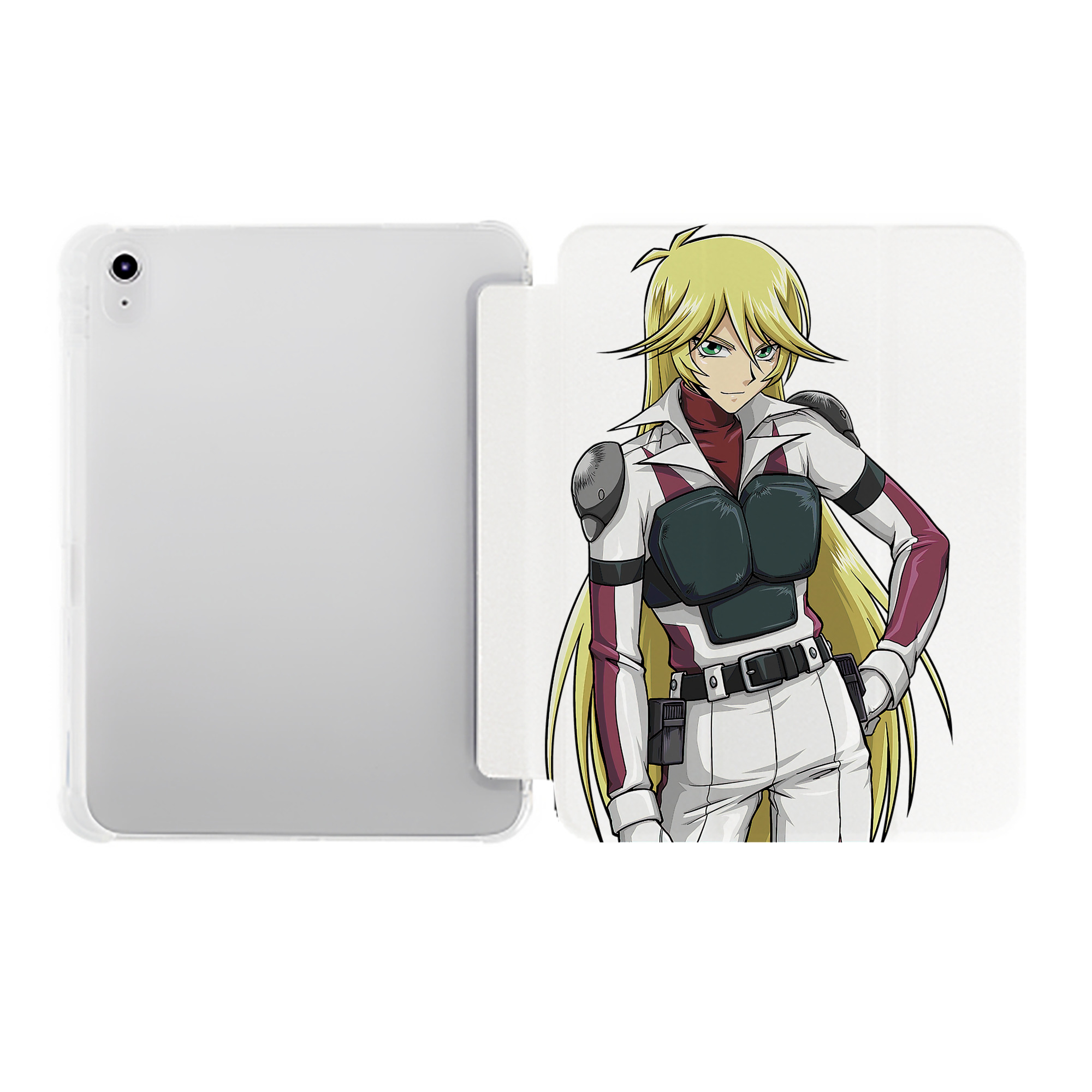 （画像用） 遊☆戯☆王 Yu-Gi-Oh! IPad ケース ペン収納付き 三つ折りスタンド PUレザー×シリコン 対応機種9.5/10.5/10.9インチ